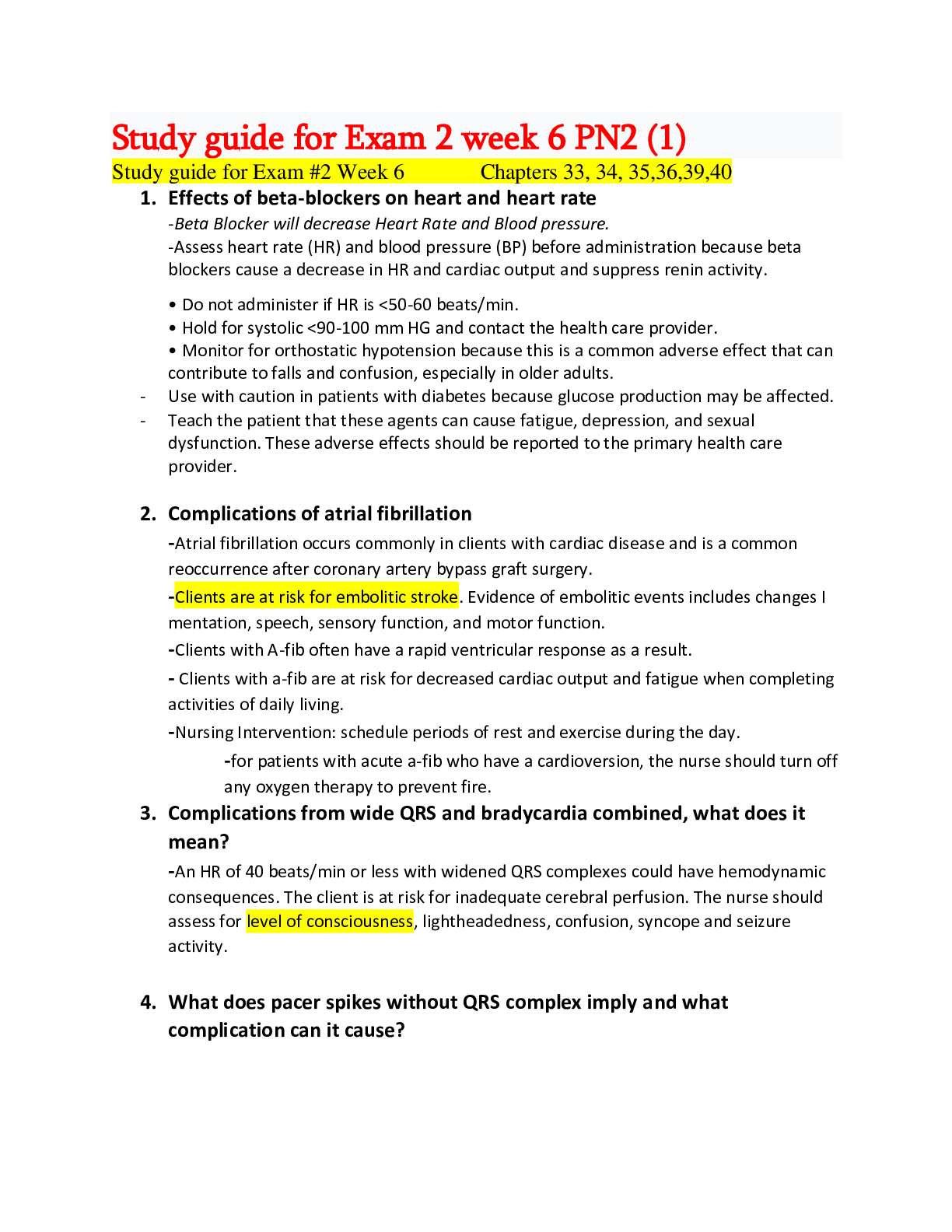 Study guide for Exam 2 week 6 PN2 (1)